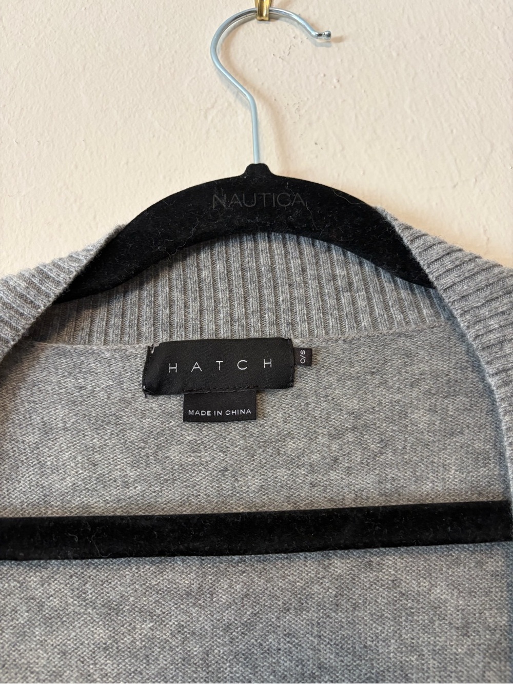 Hatch Maternity Light Gray Cashmere Robe - Picture 4 of 4